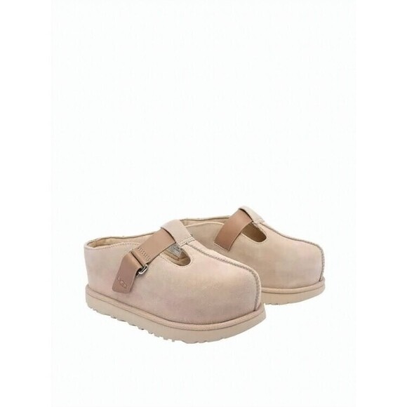Ugg Suede Mule Slippers With Buckle Detail And Eva Sole - NWT